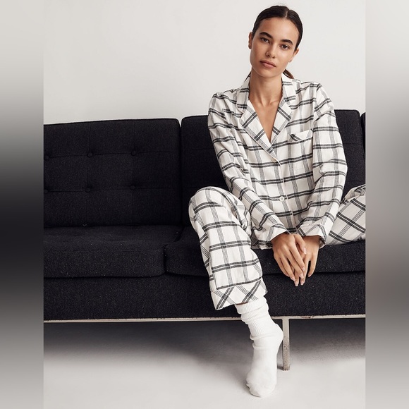 ✨❤️HOST PICK ❤️✨ NWT Madewell Flannel Pajama Set - Picture 1 of 3